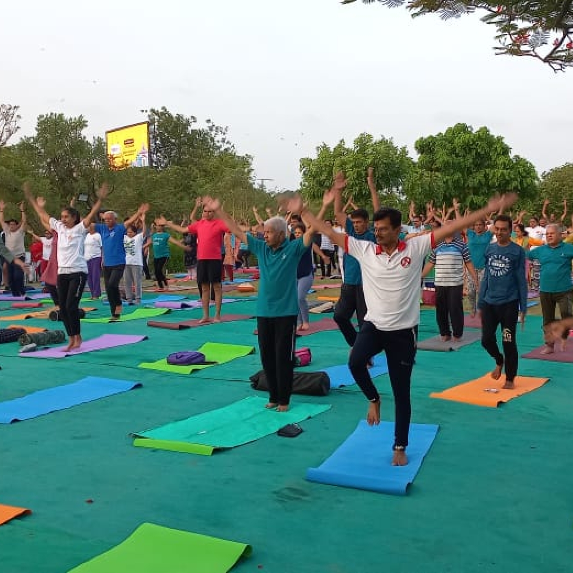 Yoga Activity at Shahibaug – Sabarmati Riverfront