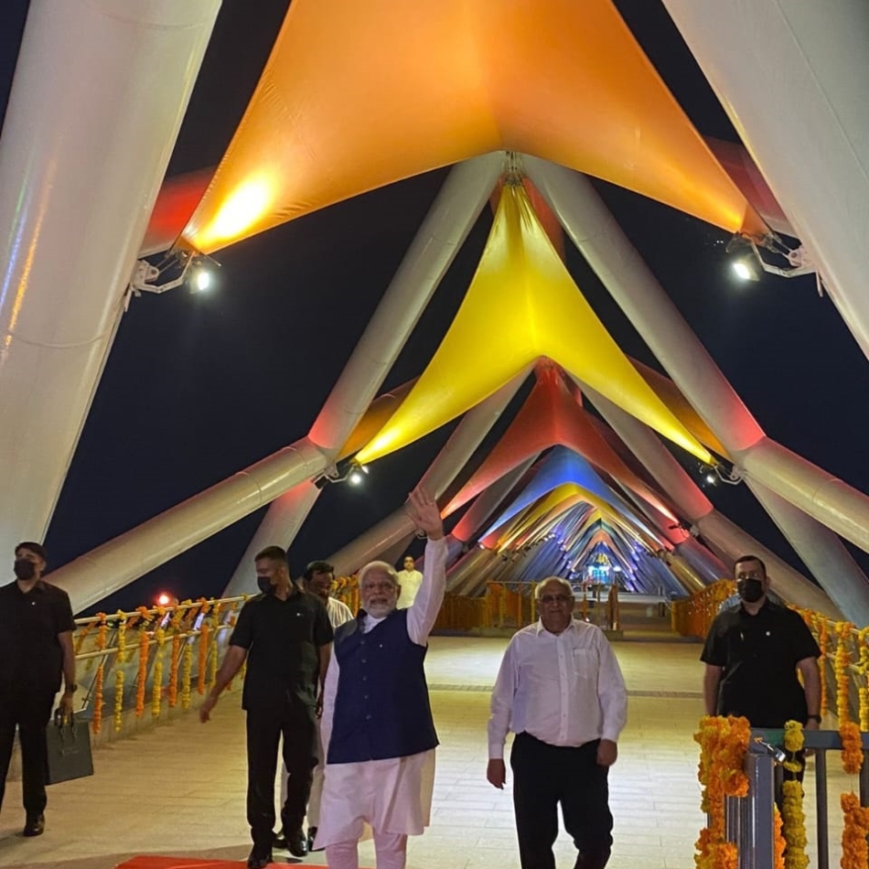 Inauguration of Atal Bridge – Sabarmati Riverfront