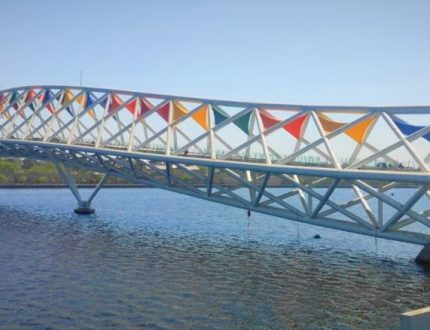 Iconic Foot Over Bridge at Sabarmati Riverfront